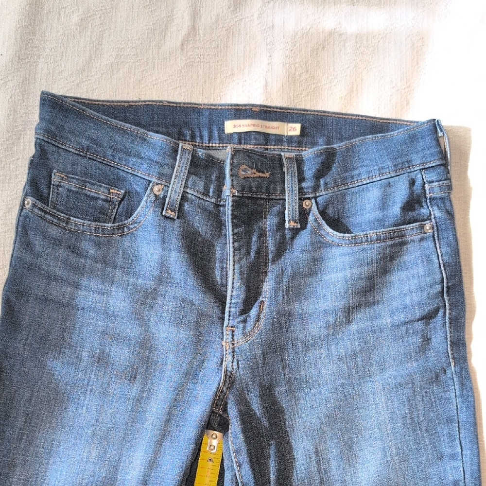 Levi's Blue Straight Leg Women's Jeans